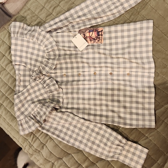 Carbon soldier new Zeland Girls pukeko blouse sz 12 nwt - Picture 1 of 6